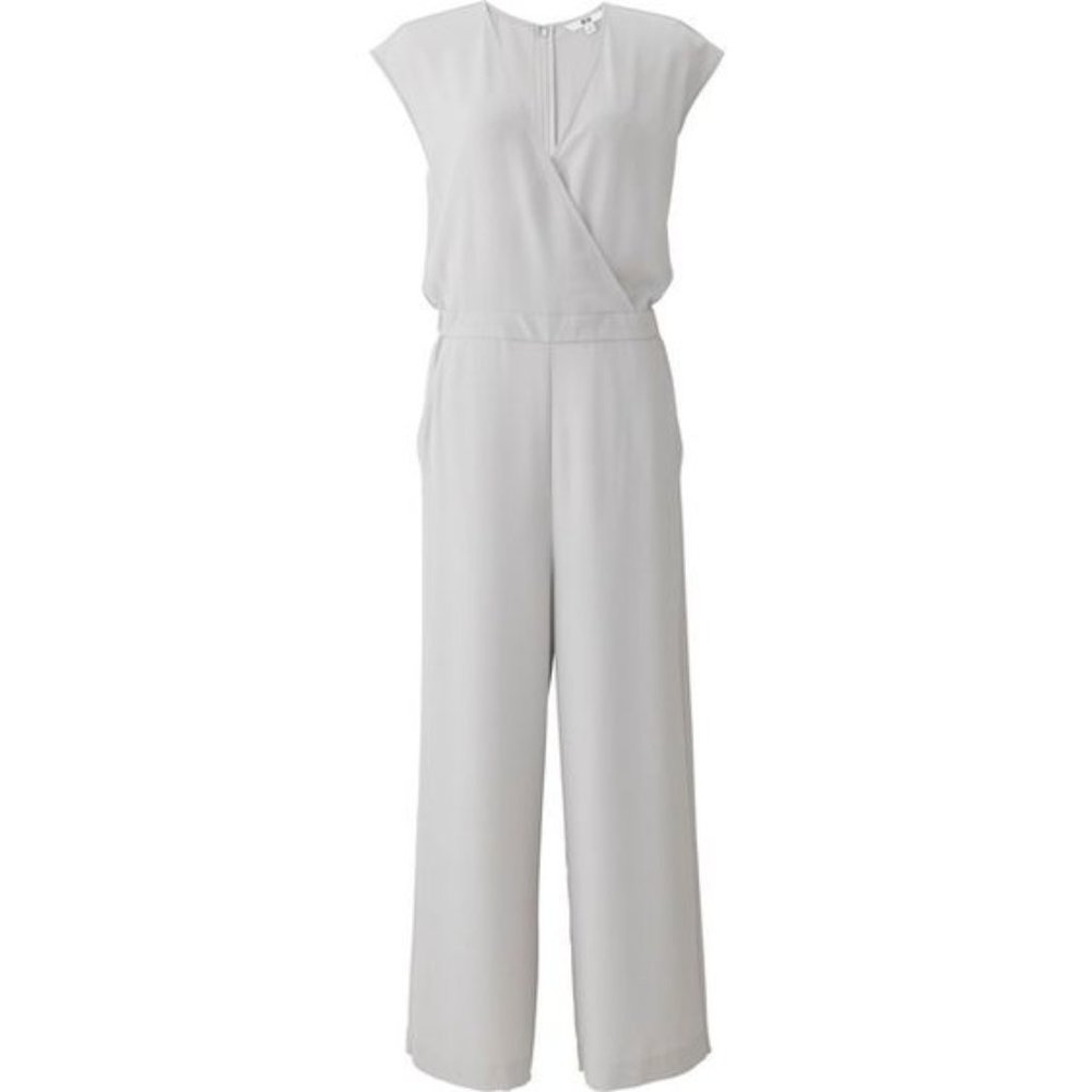 Uniqlo Gray Sleeveless Jumpsuit